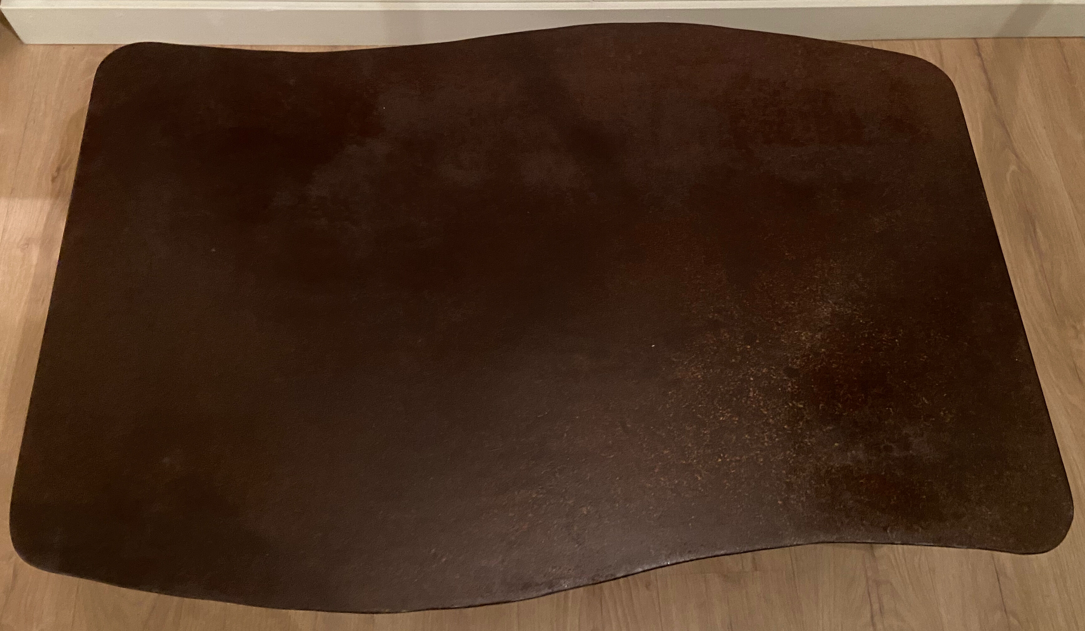 Rusty steel coffee table
