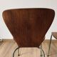 Paire de chaises 3107 - bois & métal