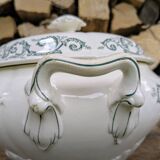 Soupière ancienne Trévise Longchamp en terre de fer