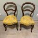 Pair of Louis Philippe style chairs