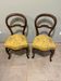 Pair of Louis Philippe style chairs