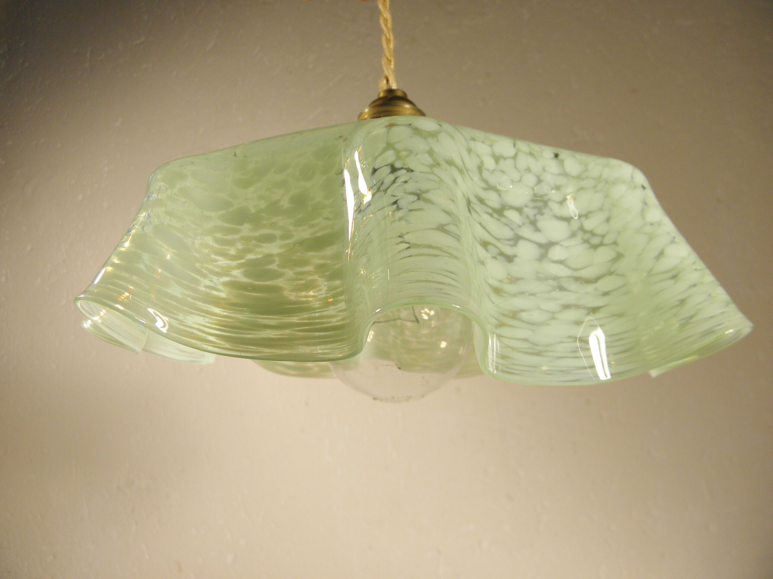 Clichy glass pendant lamp