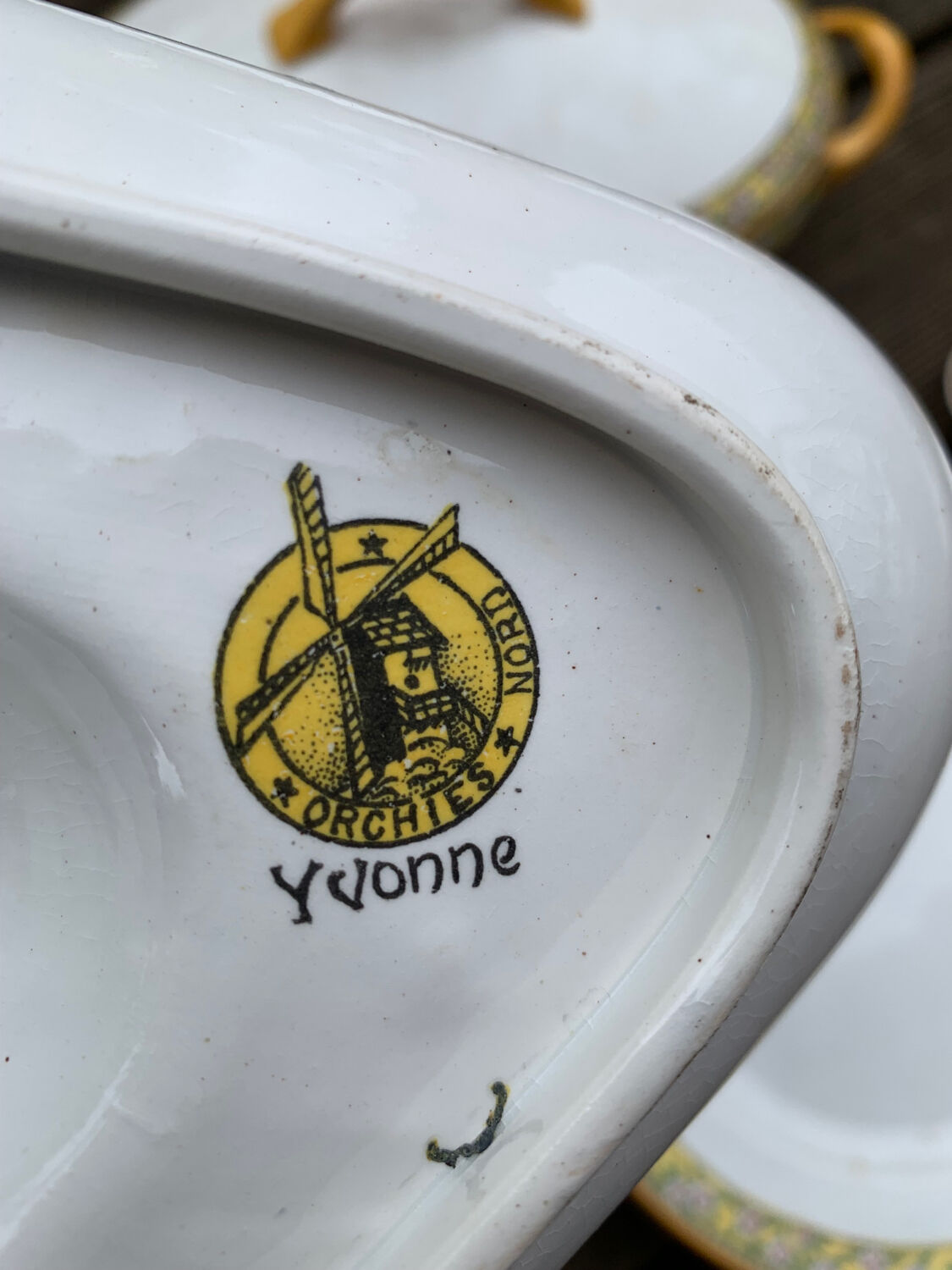 1950s porcelain table service