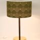 Pair of table lamps or accent lamps in brass and leather by J.T. Kalmar, Mid-Century, Austria, 1960s.