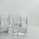 5 whiskey glasses - water.