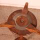 Small guéridon called tea table in walnut - 19th century stamped Holland and So.