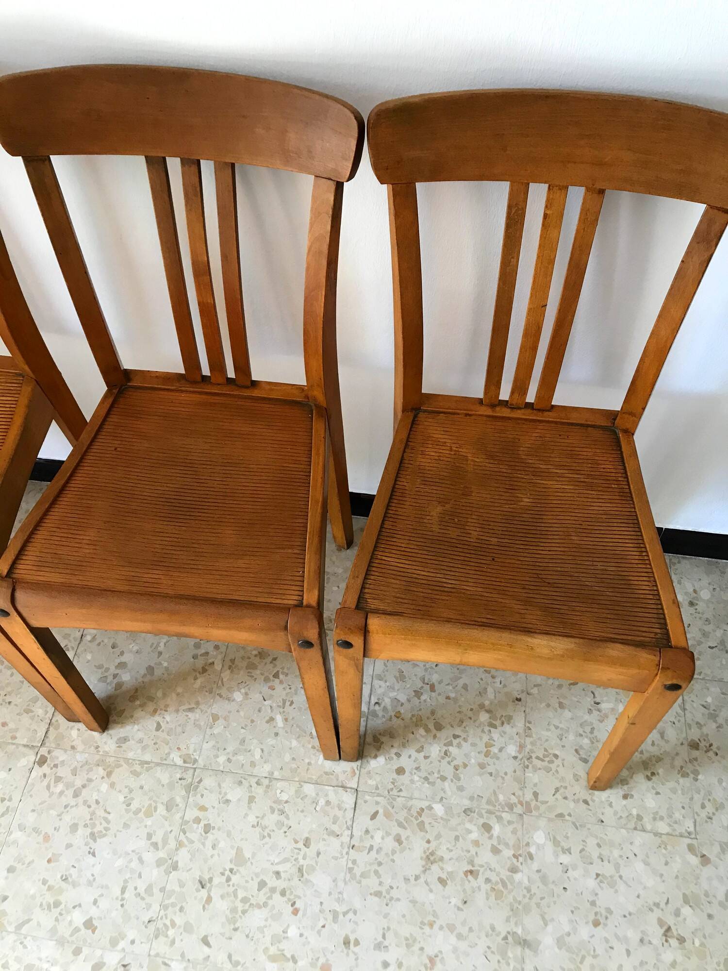 Vintage Stella bistro chairs from the 50s