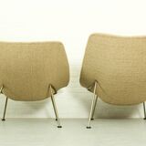 Set of Vintage Oyster Chairs by Pierre Paulin for Artifort, 1960s