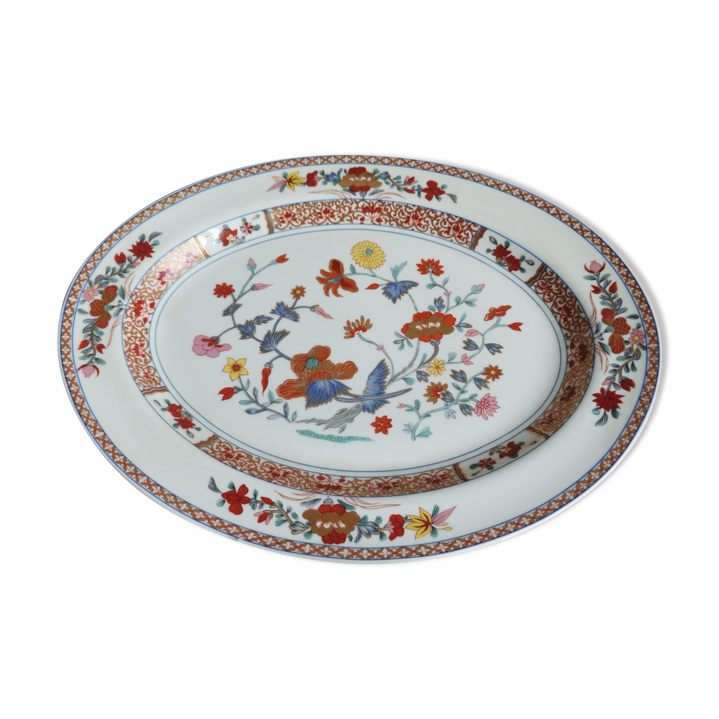 Porcelain dish from Limoges Bernardaud model Pondicherry