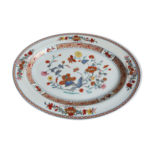 Plat en porcelaine de Limoges bernardaud modèle Pondichéry