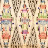 Scandinavian Ryijly wool rug by Laura Korpikaivp-Tamminen, 1960.