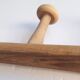 Coat rack 2m, 14 wooden wall hooks