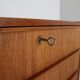 Mid-Century Modern Danish Chest of Eight Drawers, Tallboy in Teak, Denmark, 1960