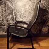 Scandinavian leather armchair
