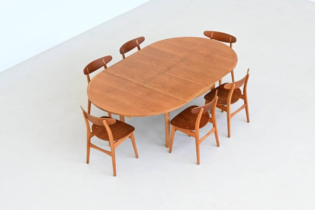 Borge Mogensen model 140 in oak dining table Karl Andersson Denmark 1955