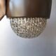 Vintage 70s glass ceiling light