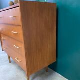Vintage dresser with tapered feet