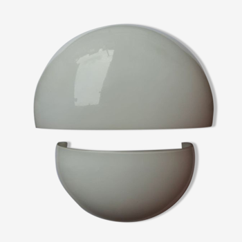 Vico Magistretti - Artemide / Wall lamp - Mania / In white glass from Murano