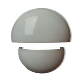 Vico Magistretti - Artemide / Wall lamp - Mania / In white glass from Murano
