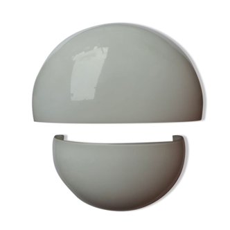 Vico Magistretti - Artemide / Wall lamp - Mania / In white glass from Murano