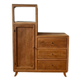 Vintage asymmetrical wardrobe