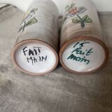 2 Sixties Vallauris orangeade glasses