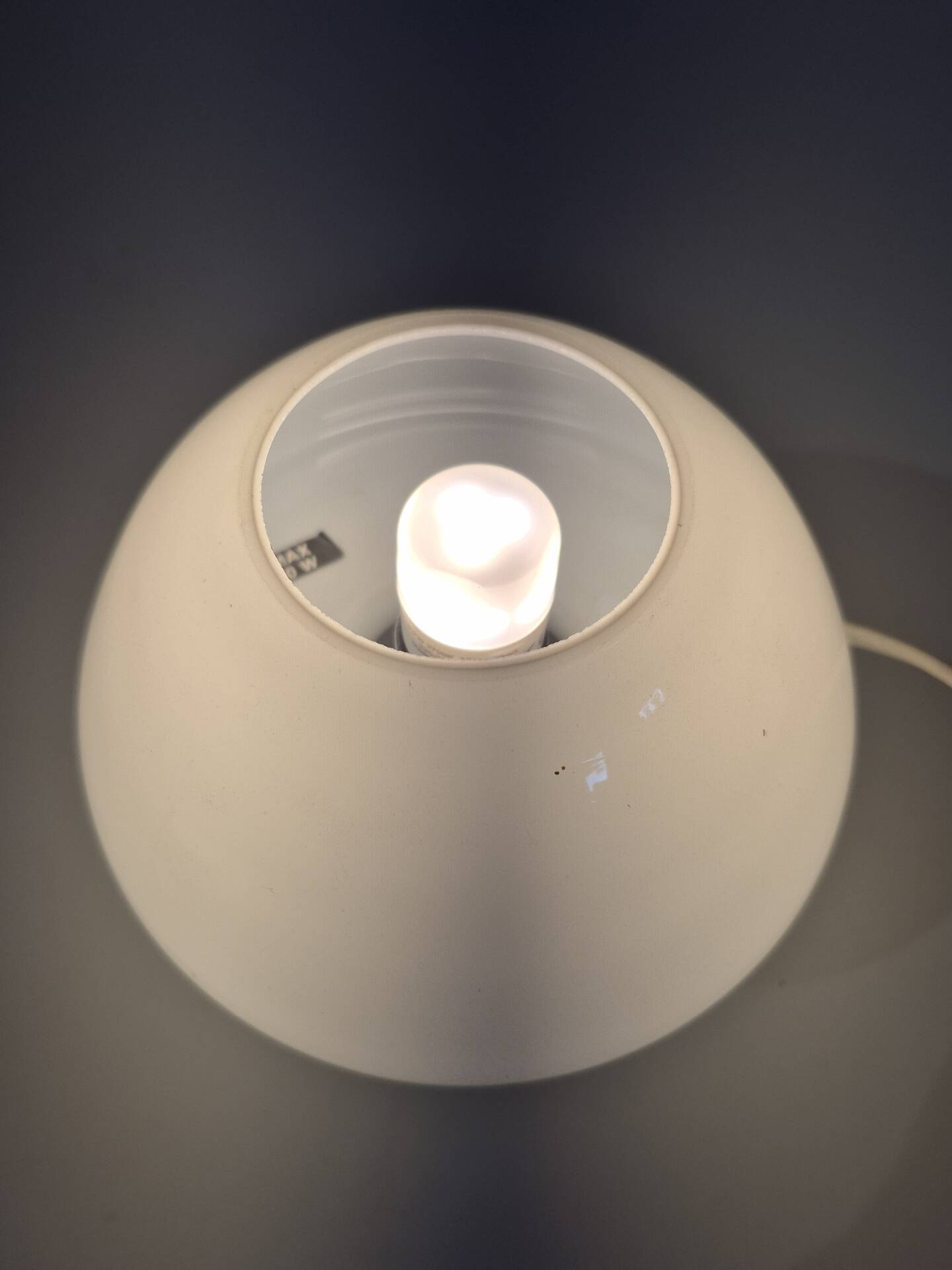 Small XS Odreco Dansk Glas Design mushroom glass lamp Denmark 13,5 cm