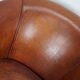 Vintage Dutch cognac leather club chair, 1970s, set of 2