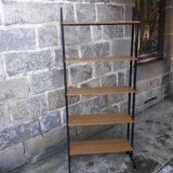 Vintage shelf L: 81 cm H: 183 cm