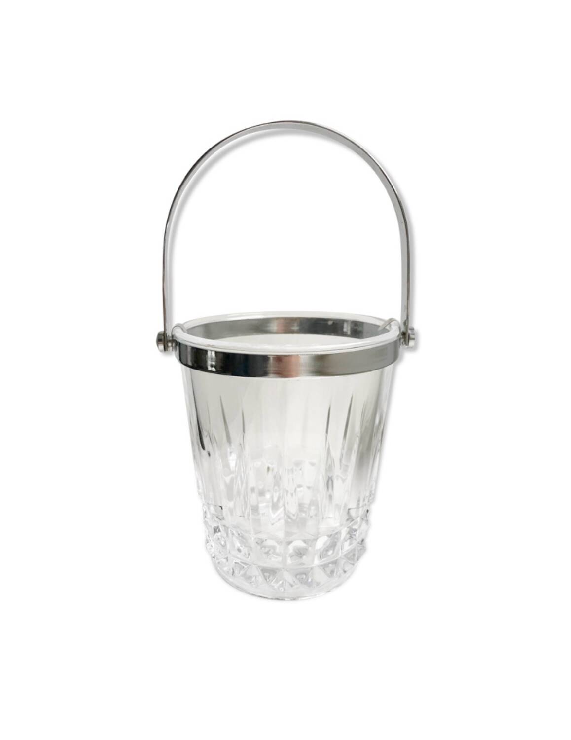 Crystal ice bucket from Arques, 1970s