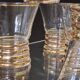 6 antique water glasses in good condition