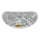 Oval salad bowl in cut crystal from Lorraine 1960 - crystal fruit bowl
