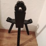 Brutalist tripod chair