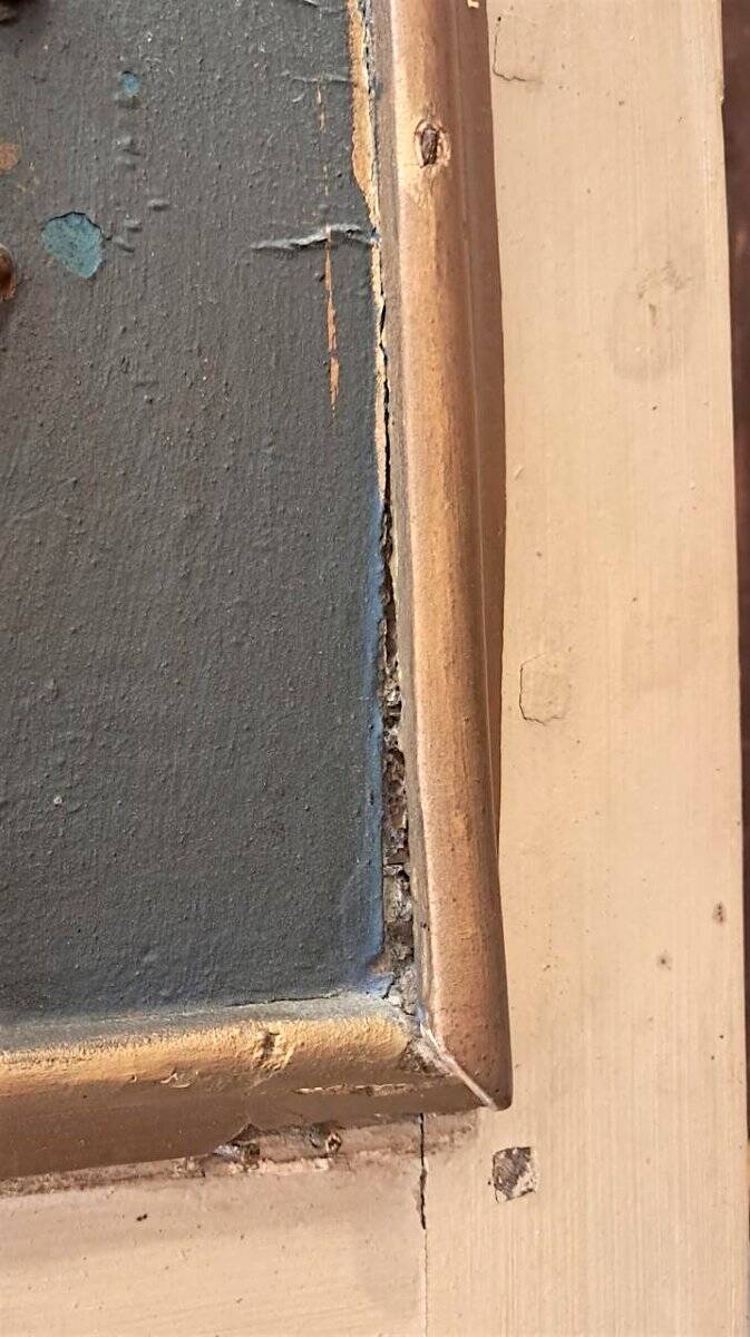 Trumeau mirror, late 19th to early 20th century.