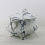 Art Nouveau soup tureen in Onnaing earthenware