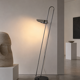 Italian chrome Space Age floor lamp attributed to Goffredo Reggiani.