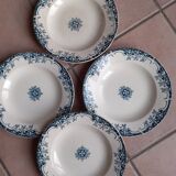 Faience plate from Emile Bourgeois depot