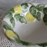 Vintage lemon slip dish