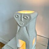 Stone lamp by sculptor Albert Tormos