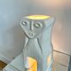 Stone lamp by sculptor Albert Tormos