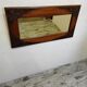 Art Deco mirror with a wooden frame