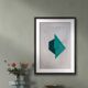 Minimalist geometric painting