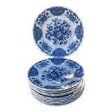 Ridgeway 12-piece dessert plate set – Windsor pattern – earthenware