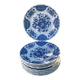 Ridgeway 12-piece dessert plate set – Windsor pattern – earthenware