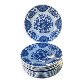Ridgeway 12-piece dessert plate set – Windsor pattern – earthenware
