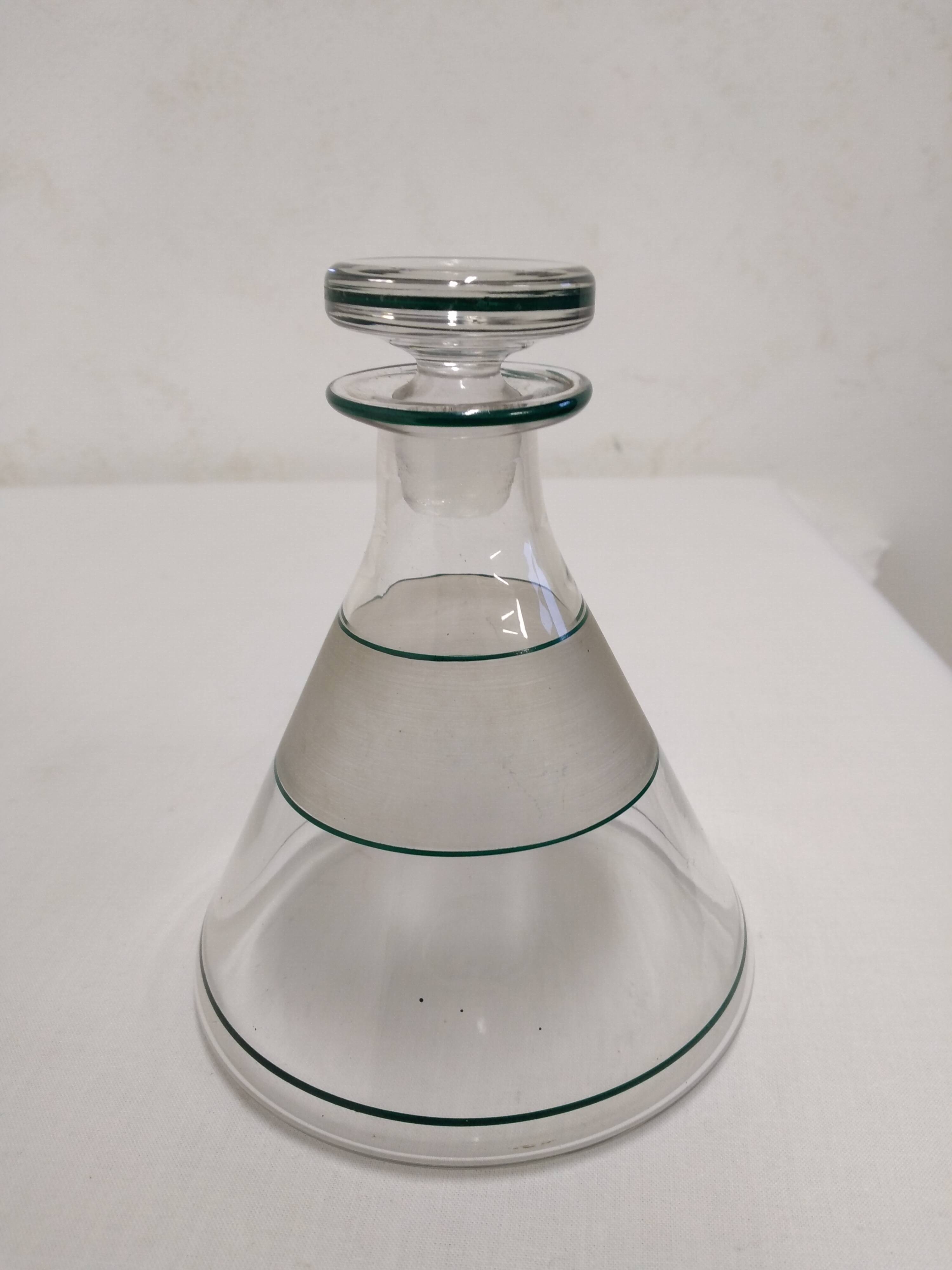 Old conical carafe/liquor carafe