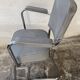 Pullman chair 1950 chrome and skai tube