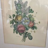 Reproduction botanical work Flowers