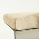 Paul Geoffroy for Uginox. Pair of brushed steel stools. Circa 1970.