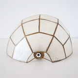 Mother-of-pearl shell shape wall lamp
